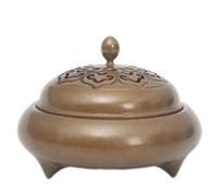 KRXSOBNV Feu de Parfum, Brûleur d'encens Ruyi en cuivre de 90 cm, Imitation la théière Zen