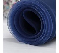 KRXSOBNV, Filet de Maille en Tissu Organza for décoration de Mariage, décorations Artisanales de Mode,Église Eugen.(Dark Blue)