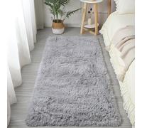 KRXSOBNV, for Chambre à Coucher Grand Tapis en Peluche Moelleux Poils Longs Lavables sans Perte de Salon Idéal for Le, la, crèche, bébé d'enfants ，Tapis(Light Grey,160 * 230cm)