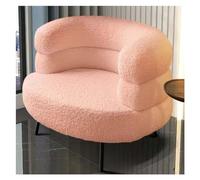 KRXSOBNV, for Le Salon, la Chambre à Coucher, Le Bureau - Canapé Paresseux Simple et Douillet avec Dossier incurvé, for Un Confort et Un Style ultimes.,Tabourets(Pink)