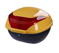 KRXSOBNV, for Scooter, Solution de Rangement spacieuse et sécurisée - Option Couleur Noir Blanc.,Support de Coffre de Moto(Yellow)