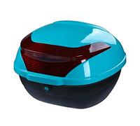 KRXSOBNV, for Scooter, Solution de Rangement spacieuse et sécurisée - Option Couleur Noir Blanc.,Support de Coffre de Moto(Sky Blue)