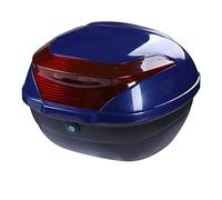 KRXSOBNV, for Scooter, Solution de Rangement spacieuse et sécurisée - Option Couleur Noir Blanc.,Support de Coffre de Moto(Blue)
