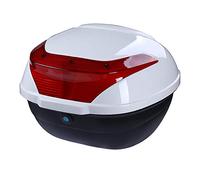 KRXSOBNV, for Scooter, Solution de Rangement spacieuse et sécurisée - Option Couleur Noir Blanc.,Support de Coffre de Moto(Black White)