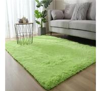 KRXSOBNV, for Tapis décoratif de Chambre à Coucher | Tapis Salon Poils Longs Moelleux Luxe, léger, Style Minimaliste, ne perd Pas Ses, Dense, for la décoration Maison ，Tapis(Green,200x250)