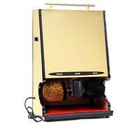 KRXSOBNV, Kit de Brosse de Nettoyage de Polissage de Chaussures Automatique polisseuse Multi-Brosse adaptée au Center de Vente de Hall d'entrée d'hôtel,Cireuse à Chaussures électrique(Gold)