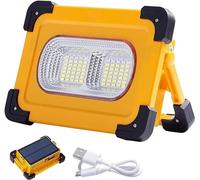 KRXSOBNV, Lampe de Camping Portable à 3 Modes, projecteur Super Lumineux avec lumière magnétique Chantier d'urgence for la randonnée, réparation Automobile, etc,Lampes solaires d'extérieur