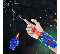 KRXSOBNV Lanceur d'araignée， Lanceur de Corde for Poignet, enroulement Automatique, Lance-Toiles d'araignée Qui tirent réellement, Jeu rôle Super-héros, Excellent Cadeau