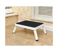 KRXSOBNV Le Banc des Pieds, Conception Pliable, Support en métal, sûr et antidérapant(White)