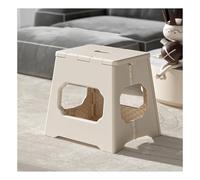KRXSOBNV Le Banc des Pieds, Convient for la Cuisine, Le Camping, Bureau, Table d'étude(Beige,30 * 25 * 25cm)