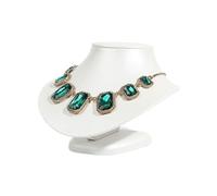 KRXSOBNV Les Bijoux, Présentoir à Bijoux de Luxe léger, présentoir Cou Haut Gamme, Support for(White,Small)