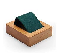 KRXSOBNV Les Bijoux, Présentoir à Boucles d'oreilles en Bois Massif, Support for Photos, présentoir Bijoux Vert(A)