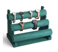 KRXSOBNV Les Bijoux, Présentoir à Bracelets 3 Niveaux, Support en Velours avec Barre T, présentoir Amovible, Arbre Bijoux(1)