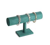 KRXSOBNV Les Bijoux, Présentoir à Bracelets en T détachable 1/2/3 Niveaux, Vert, idéal for Organiser Vos Bijoux et présenter Bandeaux Cheveux(1)