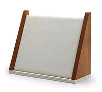 KRXSOBNV Les Bijoux, Présentoirs à Colliers en Velours for la Vente, Organisateur de Bijoux avec Base Bois, présentoir(B)