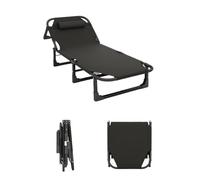 KRXSOBNV Lit de Sieste Simple for Bureau, lit de Sieste Multifonctionnel for Adulte, Fauteuil inclinable Portable for Camping