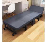 KRXSOBNV, Lit Pliable avec Matelas en Mousse à mémoire de Forme, lit Pliant Simple for Les invités, Gain de Place, lit Pliant 190x75x30cm, Type Latex,Matelas en Latex(Latex Type,190x75x30cm)