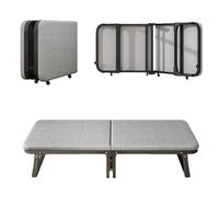 KRXSOBNV Lit Pliant Pliable avec Matelas en Mousse à mémoire de Forme, lit Pliant Peu encombrant for Les invités, Type Latex 185x70x38cm(Sponge Type,185x80x38cm)