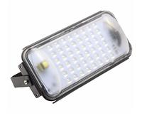 KRXSOBNV, Lumières d'inondation Projecteur extérieur extérieures d'autoroute IP65 for Parc carré/projecteur de Mur Lampe sans conducteur,Lampes solaires d'extérieur(Pure White)