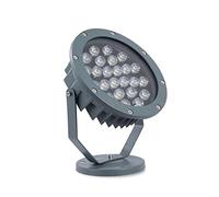 KRXSOBNV, Lumières d'inondation projecteur extérieur Haute luminosité de Jardin Rond éclairage Lampe Murale,Lampes solaires d'extérieur(Cold White,6W)