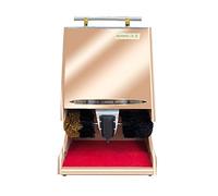 KRXSOBNV, Machine électrique Verticale de Brosse de Chaussure de Centre Commercial de Hall d'hôtel, brosses à Chaussures Disponibles de 4 Couleurs,Cireuse à Chaussures électrique(Rose Gold)