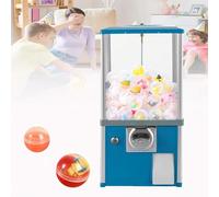 KRXSOBNV, Machine Gashapon Machine Gacha Machine Gumball Machine Candy Machine, for les magasins de jeux et les magasins de détail for boule de 4,5 à 5,5 cm, rouge,Machine à tourniquet(Blue)