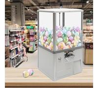 KRXSOBNV, Machine Gashapon Machine Gacha Machine Gumball Machine Candy Machine, for les magasins de jeux et les magasins de détail for boule de 4,5 à 5,5 cm, rouge,Machine à tourniquet(White)