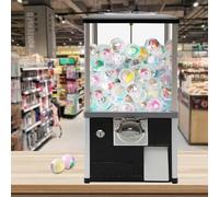 KRXSOBNV, Machine Gashapon Machine Gacha Machine Gumball Machine Candy Machine, for les magasins de jeux et les magasins de détail for boule de 4,5 à 5,5 cm, rouge,Machine à tourniquet(Black)