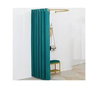 KRXSOBNV, Magasin de vêtements, vestiaire Mobile, vestiaire Portable, Magasin de vêtements, Cabine d'essayage, Rail en Acier Inoxydable Amovible Simple en Forme de U ，Cabine d'essayage(9,90cm)