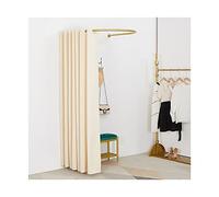 KRXSOBNV, Magasin de vêtements, vestiaire Mobile, vestiaire Portable, Magasin de vêtements, Cabine d'essayage, Rail en Acier Inoxydable Amovible Simple en Forme de U ，Cabine d'essayage(2,80cm)