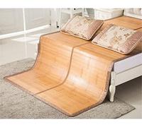 KRXSOBNV, Matelas d'été en Bambou, Tapis de Compression carbonisé, Pliable, Frais, for la Maison, l'école, Le dortoir,Matelas d'été(C 180 * 200)