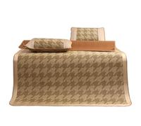 KRXSOBNV, Matelas d'été en rotin de Bambou for étudiant Adulte, Kit Cool Mapuba, Pliable et Portable, lit Double,Matelas d'été(1,90x195cm 2pcs Set)