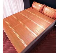 KRXSOBNV, Matelas Tapis de Couchage d'été Pliable en Bambou, Tapis de Couchage d'été, Coussin Frais, surmatelas rafraîchissant, Utilisation Double Face for la Maison, l'école, Le dortoir,Matelas d'ét