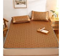 KRXSOBNV, Matelas Tapis De Couchage D'été Pliable Tapis De Lit en Rotin Double Face/B/120 * 190Cm,Matelas d'été(C,200 * 220Cm)