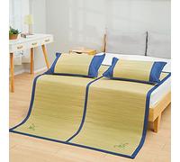 KRXSOBNV, Matelas Tapis de lit d'herbe Pliant Tapis de Couchage d'été Tapis de Paille Respirant Matelas Frais Tapis d'été Double Face Refroidissement/D/120 * 195Cm,Matelas d'été(C,180 * 198Cm)