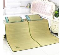 KRXSOBNV, Matelas Tapis de lit d'herbe Pliant Tapis de Couchage d'été Tapis de Paille Respirant Matelas Frais Tapis d'été Double Face Refroidissement/D/120 * 195Cm,Matelas d'été(A,180 * 198Cm)