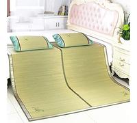 KRXSOBNV, Matelas Tapis de lit d'herbe Pliant Tapis de Couchage d'été Tapis de Paille Respirant Matelas Frais Tapis d'été Double Face Refroidissement/D/120 * 195Cm,Matelas d'été(B,120 * 195Cm)