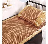 KRXSOBNV, Matelas Tapis de Refroidissement for Sommeil d'été Lit Pliant en Rotin Double Face Coussin Frais for Dortoir Scolaire à Domicile avec Taie d'oreiller / 120 * 200Cm ,Matelas d'été(100*190Cm(3