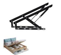 KRXSOBNV, Mécanisme de Levage de lit Pliant 2 pièces, Support pneumatique d'ascenseur, lève-lit de boîte de Rangement, Tige pneumatique, Tige hydraulique,Support de Levage de lit pneumatique(1100mm)