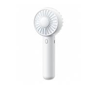KRXSOBNV, Mini Ventilateur Portable, Chargeur USB, Ventilateur électrique de Refroidissement, réglage à 3 Vitesses, Puissant for Voyage en Plein air ，Ventilateur à Main(White)