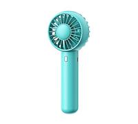 KRXSOBNV, Mini Ventilateur Portable, Chargeur USB, Ventilateur électrique de Refroidissement, réglage à 3 Vitesses, Puissant for Voyage en Plein air ，Ventilateur à Main(Green)