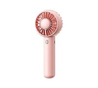 KRXSOBNV, Mini Ventilateur Portable, Chargeur USB, Ventilateur électrique de Refroidissement, réglage à 3 Vitesses, Puissant Double Moteur, Voyage en Plein air ，Ventilateur à Main(Pink)