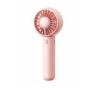 KRXSOBNV, Mini Ventilateur Portable, Chargeur USB, Ventilateur électrique de Refroidissement, réglage à 3 Vitesses, Puissant for Voyage en Plein air ，Ventilateur à Main(Pink)