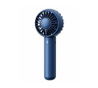 KRXSOBNV, Mini Ventilateur Portable, Chargeur USB, Ventilateur électrique de Refroidissement, réglage à 3 Vitesses, Puissant for Voyage en Plein air ，Ventilateur à Main(Navy Blue)
