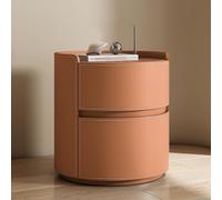 KRXSOBNV, Organisateur de Commode avec étagère de Rangement, Commode for Chambre à Coucher, Salon, Petit Espace ,Tables de Nuit(Light Orange,45x45x50cm)
