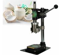 KRXSOBNV, Outil manuel for ouvrir les noix de coco (6 cm) for jeunes tendres, avec base en métal épais,Ouvre-noix de coco(Black)