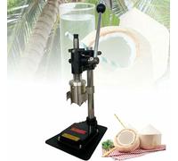 KRXSOBNV, Ouvre-noix de coco manuel en acier inoxydable, ouverture verticale, facile à ouvrir,Ouvre-noix de coco(Black)