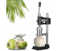 KRXSOBNV, Ouvre-noix de coco manuel, outil d'ouverture noix réglable, perforation for magasin fruits et légumes,Ouvre-noix de coco(Black)