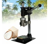 KRXSOBNV, Ouvre-noix de coco manuel, ouverture verticale en acier inoxydable, facile à ouvrir et sûr, outil portable for la noix,Ouvre-noix de coco(Black)