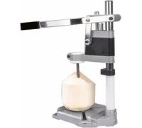 KRXSOBNV, Ouvre-noix de coco professionnel, manuel en acier inoxydable, avec base moulé, for noix tendres,Ouvre-noix de coco